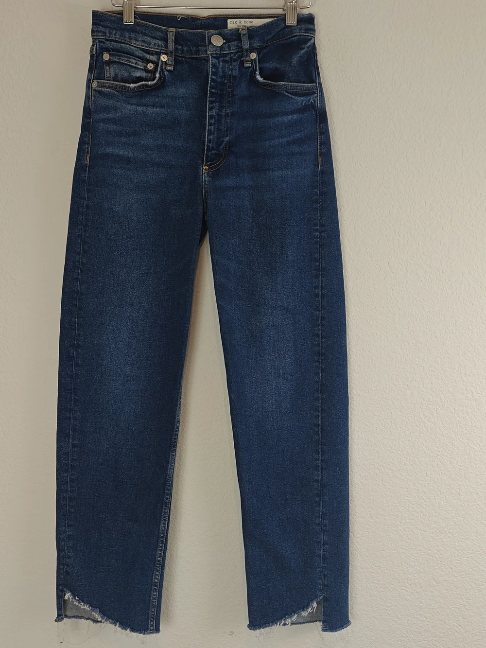 Rag & Bone Harlow Straight Leg Jeans Size 26 | High Rise Stretch Denim